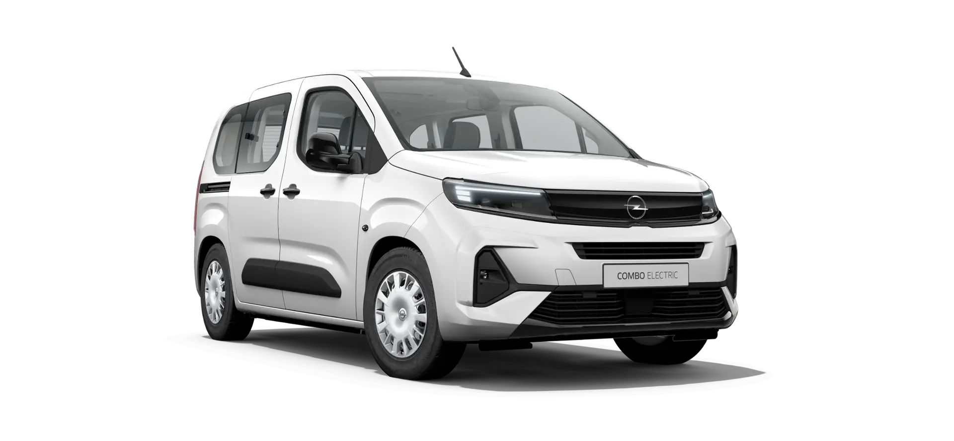 Combo EDITION PLUS - L1 Elettrico 100KW 136cv AT — Kaolin White, immagine ufficiale scontornata